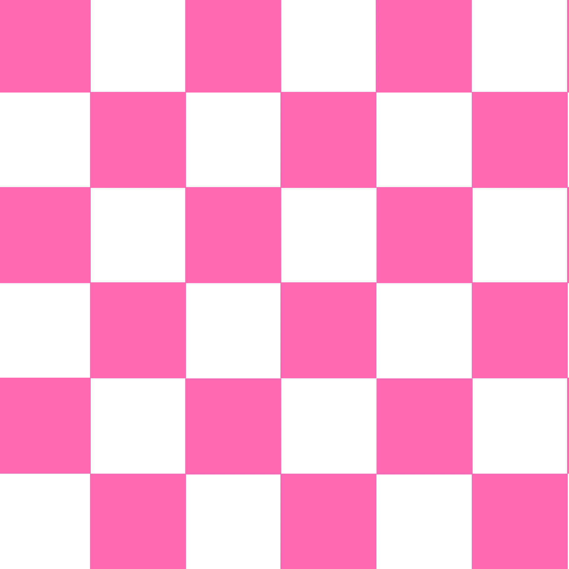 Checkered Pink & White