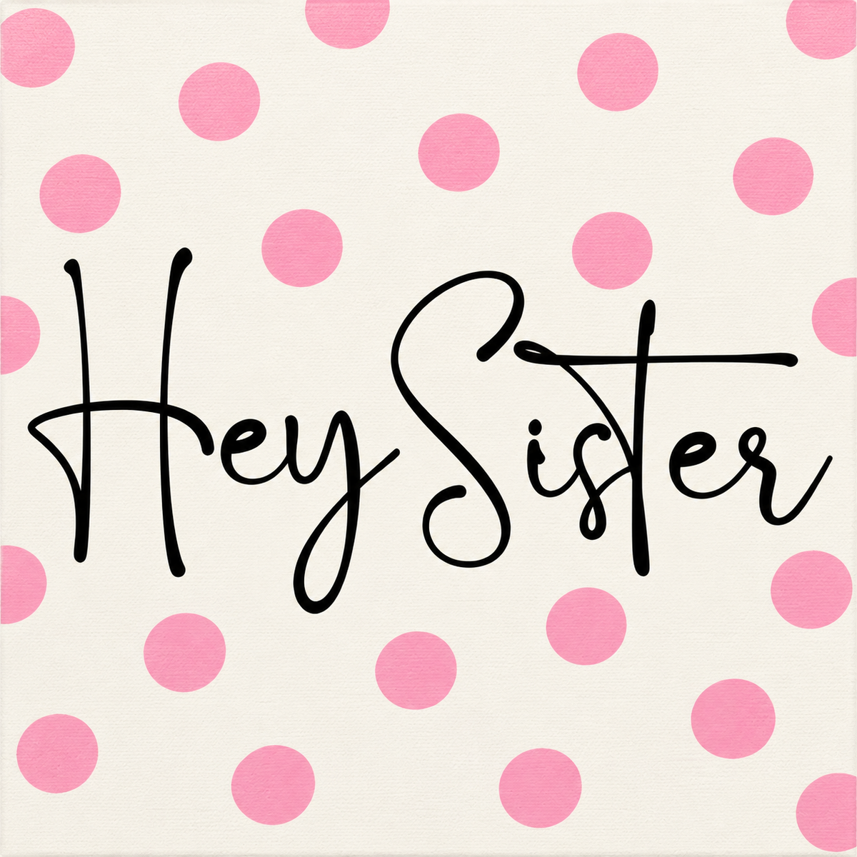 Hey Sister DIY Bedazzle Canvas Kit