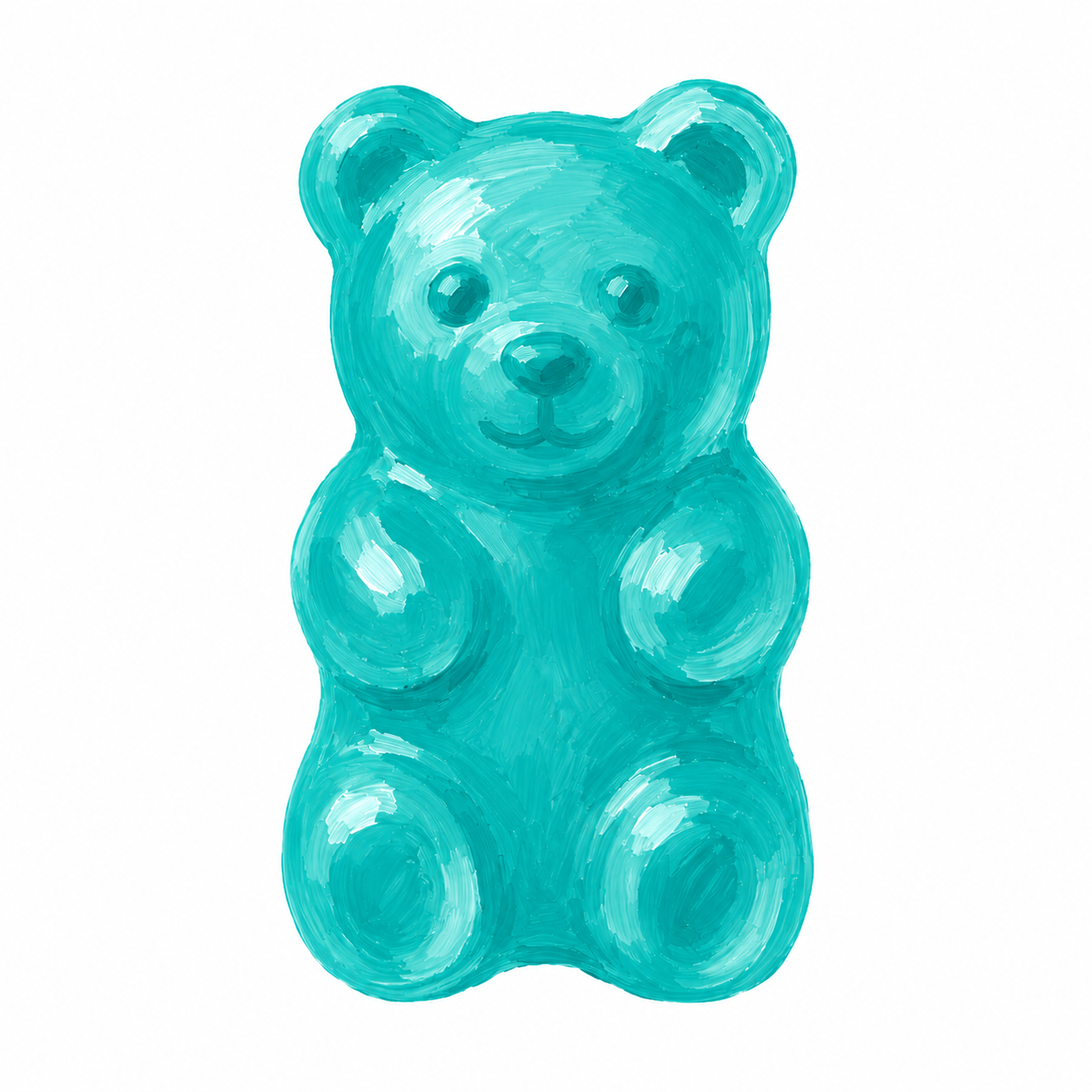 Gummy Bear Teal