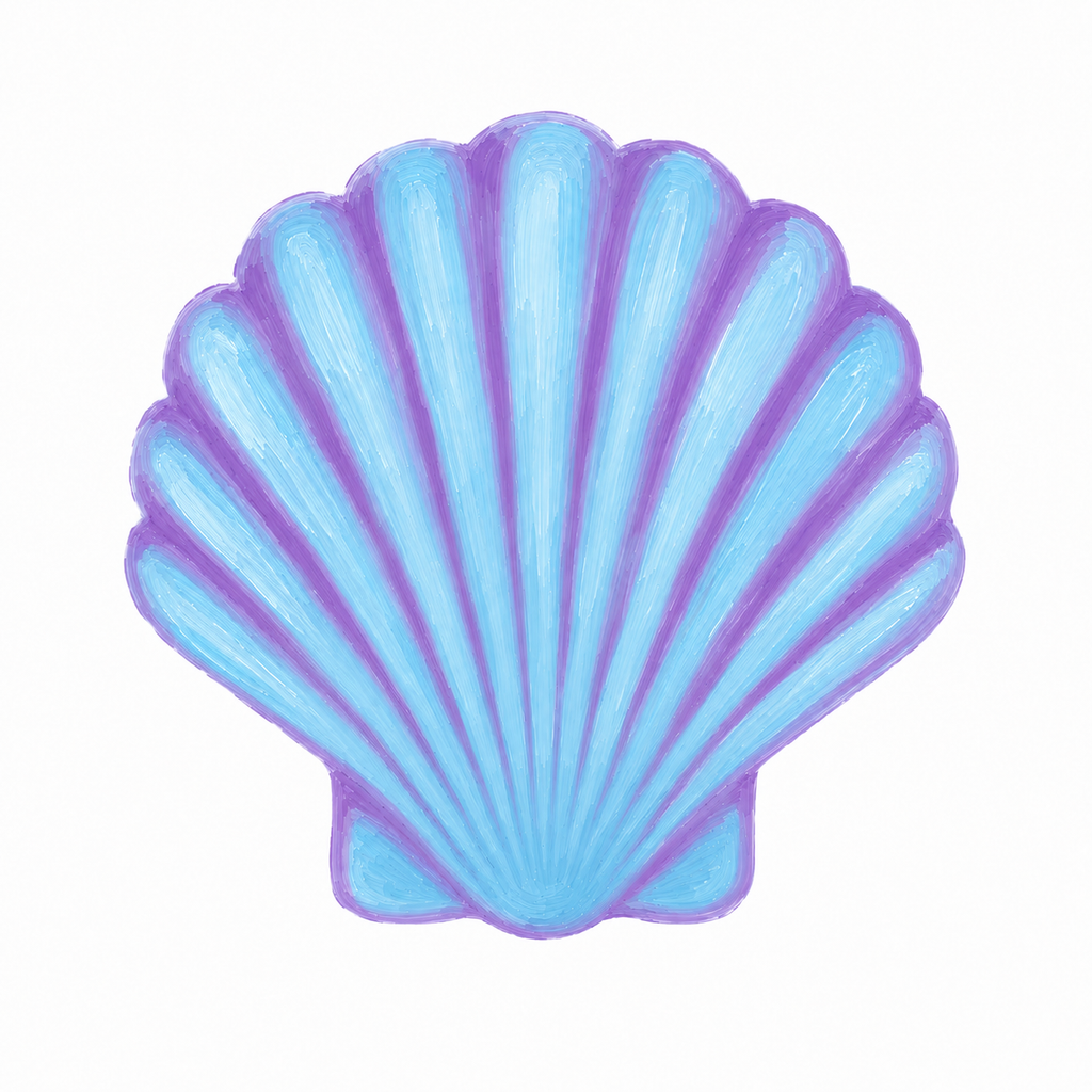 Seashell Blue & Purple