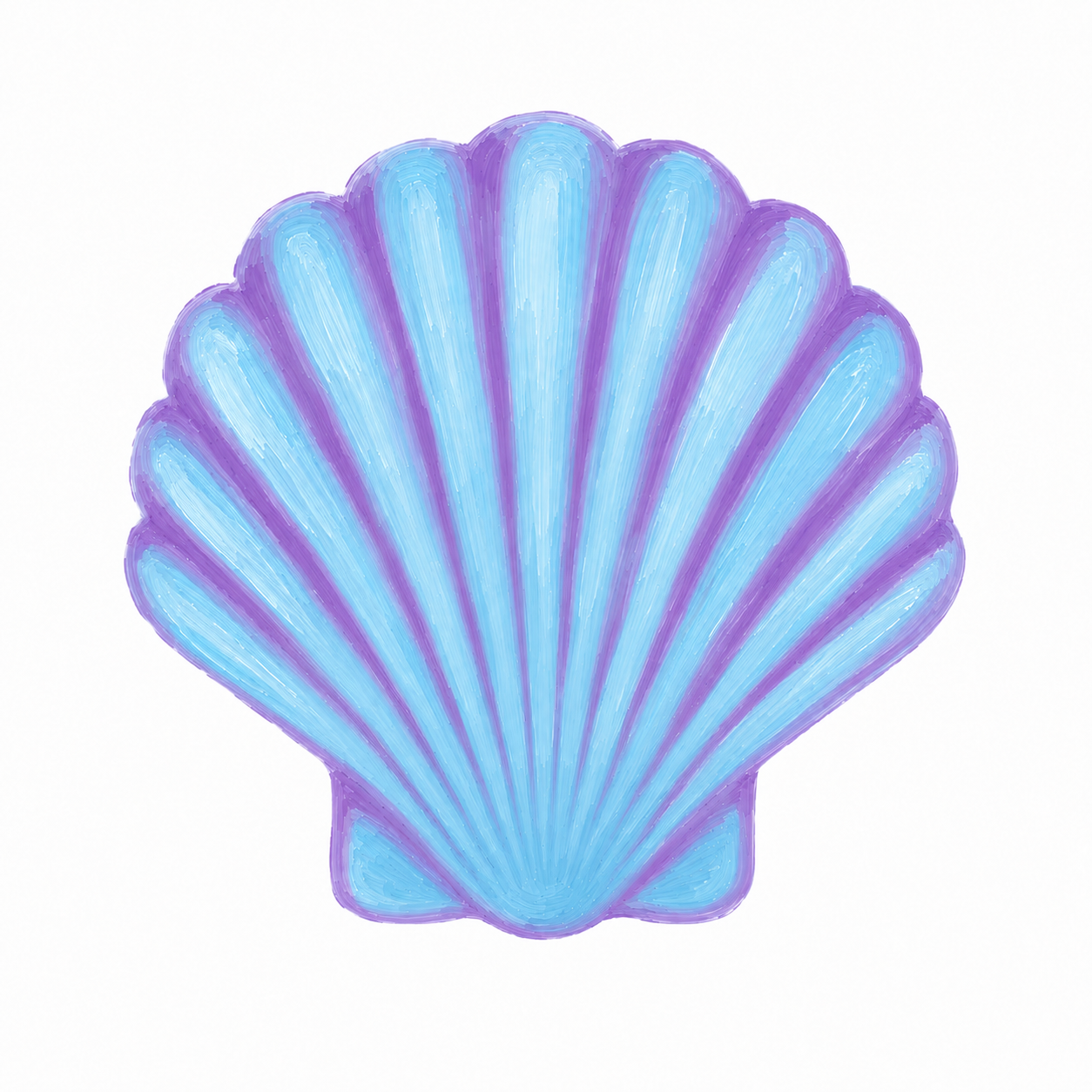 Seashell Blue & Purple