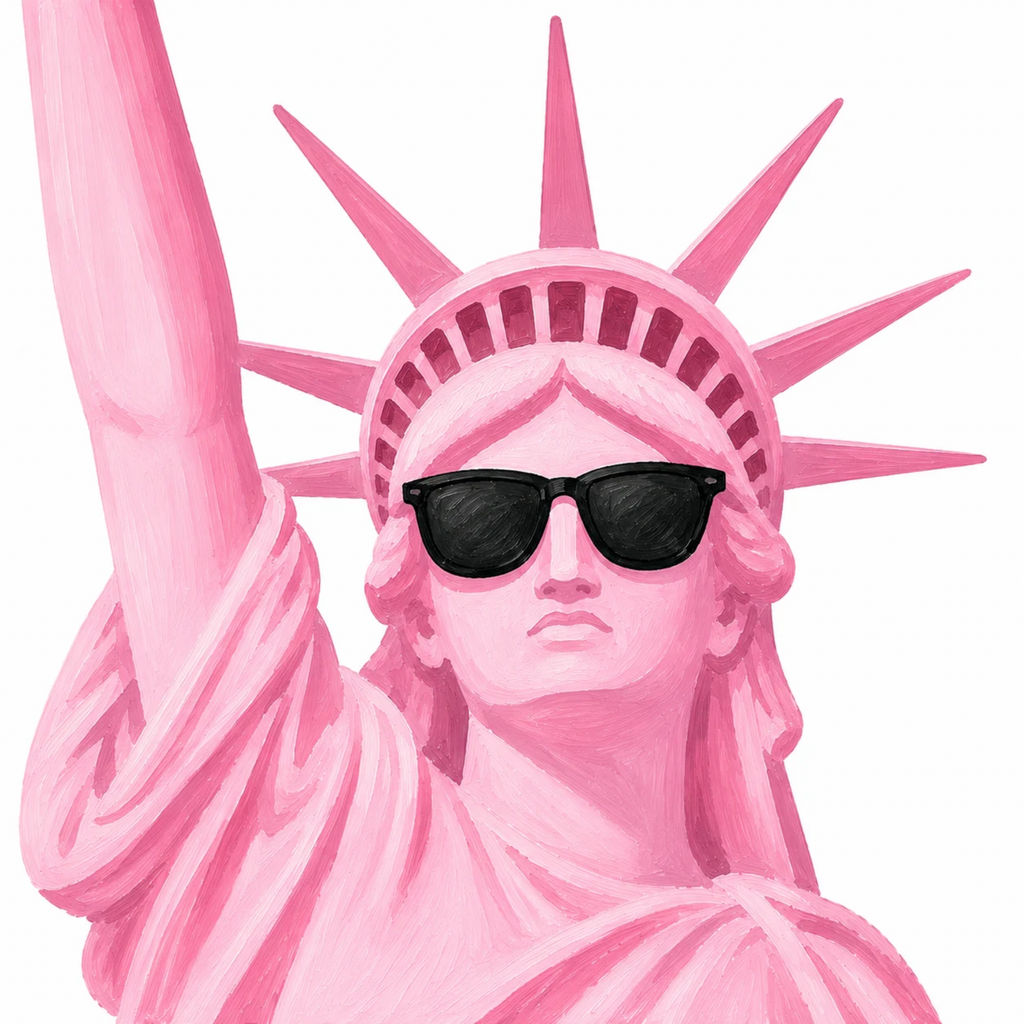 Statue of Liberty Pink