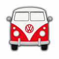 VW Bus Red and White